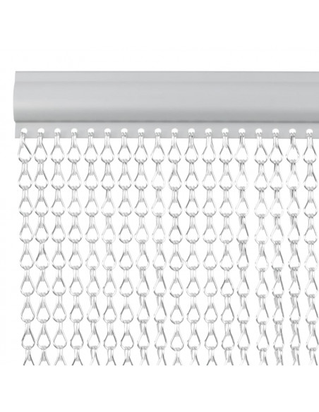 Zanzariera da Porta a Catena 90x220 cm in Alluminio
