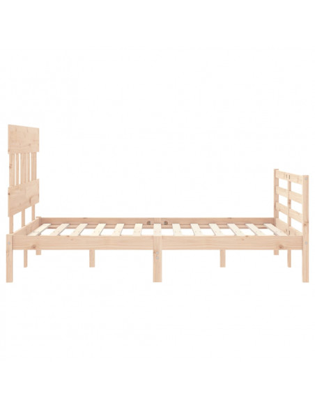 Giroletto con Testiera 140x190 cm in Legno Massello