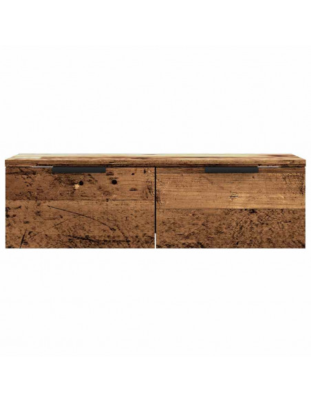Armadietto a Muro Rovere Artigianale 68x30x20 cm in Truciolato