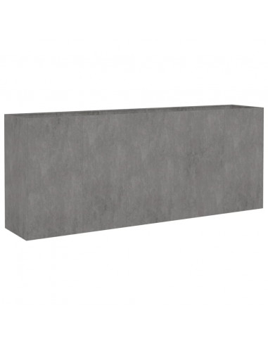 Fioriera Rialzata da Giardino 200x40x80 cm in Acciaio Corten