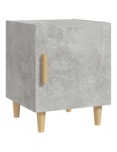 Comodino Grigio Cemento in Legno Multistrato 2