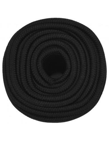 Corda da Lavoro Nera 14 mm 100 m in Poliestere