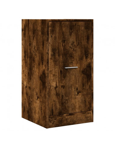 Armadietto da Farmacia Rovere Fumo 40x41x77,5 cm in Truciolato