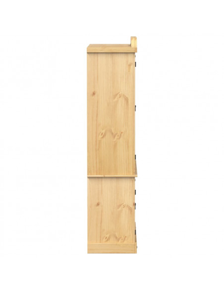 Vetrina Corona 103,5x42x180 cm in Legno Massello di Pino