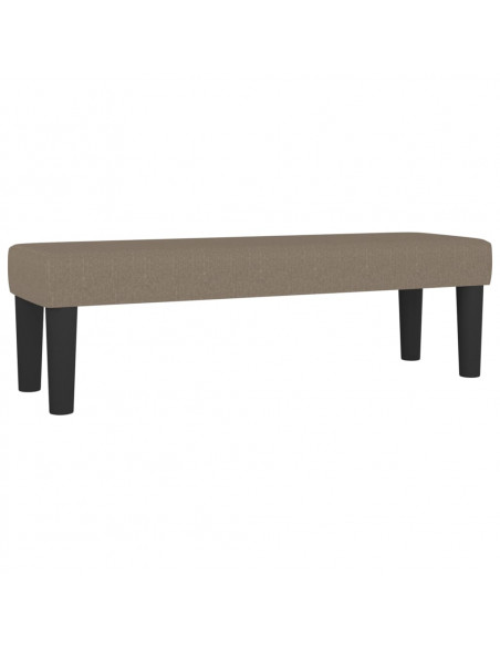 Giroletto a Molle con Materasso Tortora 160x200 cm in Tessuto