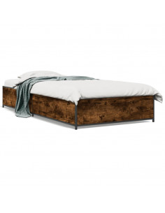 Giroletto Rovere Fumo 75x190 cm in Legno Multistrato e Metallo 2