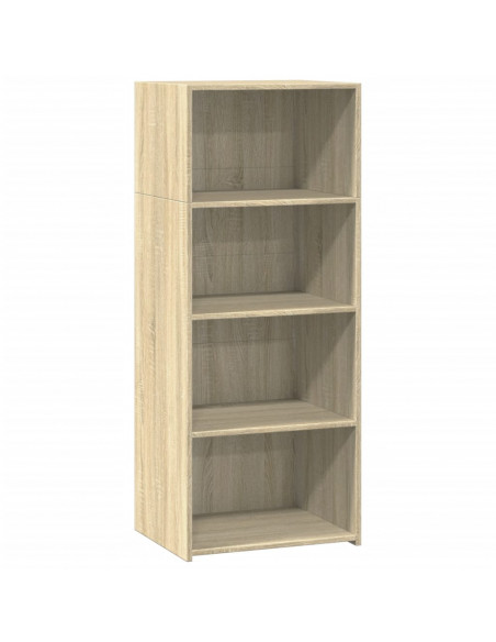 Credenza Rovere Sonoma 50x41x124 cm in Legno Multistrato
