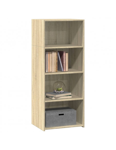 Credenza Rovere Sonoma 50x41x124 cm in Legno Multistrato