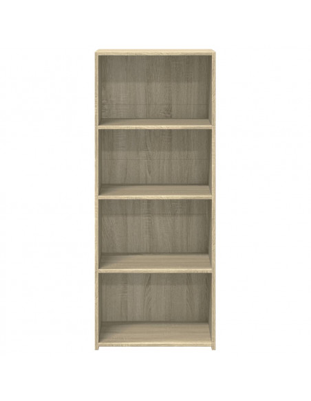 Credenza Rovere Sonoma 50x41x124 cm in Legno Multistrato