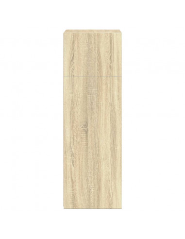 Credenza Rovere Sonoma 50x41x124 cm in Legno Multistrato