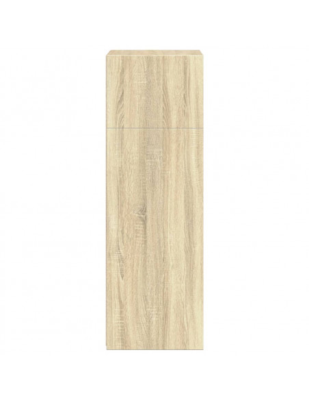 Credenza Rovere Sonoma 50x41x124 cm in Legno Multistrato