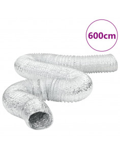 Condotto di Ventilazione in Alluminio 6m Ø10cm 2