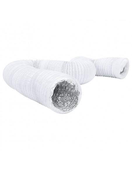 Condotto di Ventilazione in Alluminio e PVC 6 m Ø12,5 cm