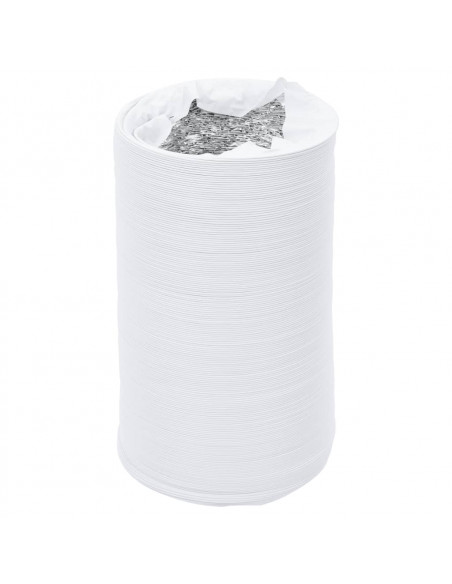 Condotto di Ventilazione in Alluminio e PVC 6 m Ø12,5 cm