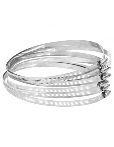 Fascette Stringitubo 6pz 91-220 mm in Acciaio Inox 304