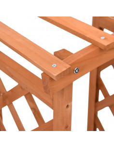 Fioriera a Traliccio con Arco 49x39x117 cm in Legno di Abete