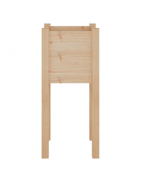 Fioriere da Giardino 2 pz 31x31x70 cm in Legno Massello di Pino