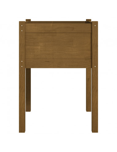 Fioriera da Giardino Miele 50x50x70 cm in Massello di Pino