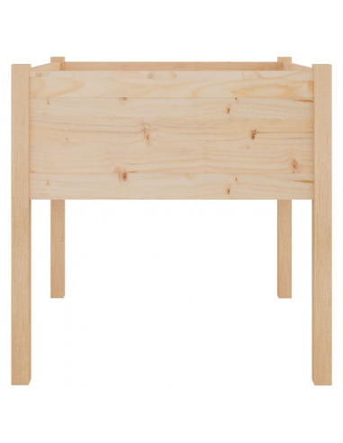 Fioriere da Giardino 2 pz 70x70x70 cm Legno Massello di Pino