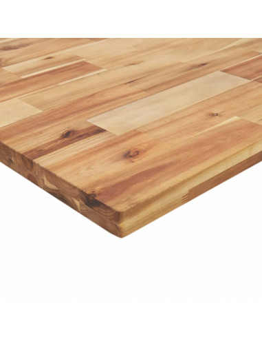 Banco Lavoro 80x60x(73-99,5) cm Legno di Acacia Rettangolare