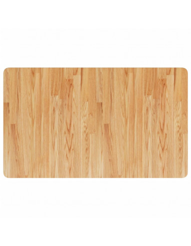 Banco Lavoro Marrone Chiaro 100x60x(71,5-98cm Legno di Rovere