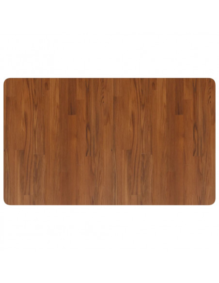 Banco Lavoro Marrone Scuro 100x60x(71,5-98) cm Legno di Rovere