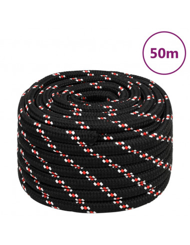 Corda Nautica Nera 20 mm 50 m in Polipropilene