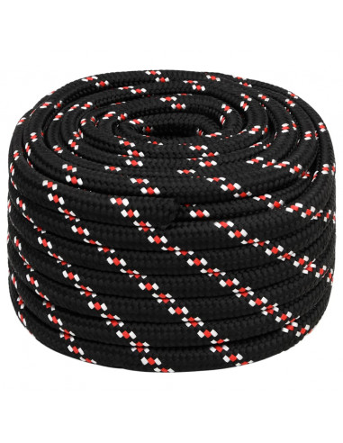 Corda Nautica Nera 20 mm 50 m in Polipropilene