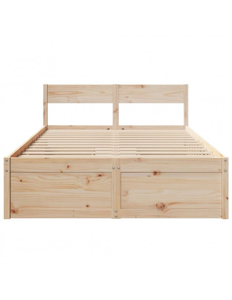 Giroletto con Cassetti 120x200 cm in Legno Massello di Pino