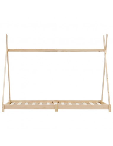 Giroletto per Bambini in Legno Massello di Pino 90x200 cm