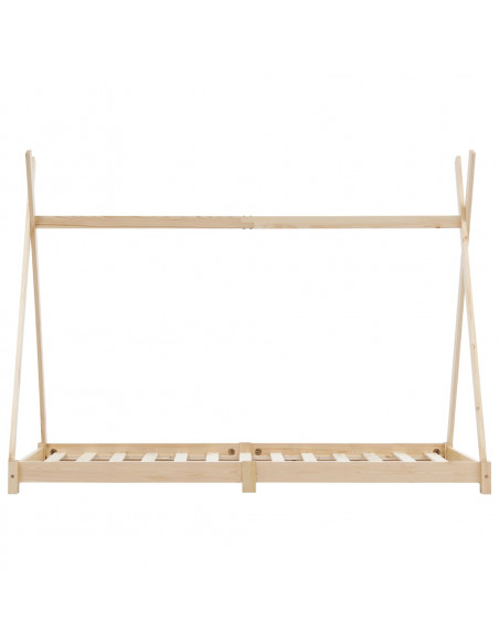 Giroletto per Bambini in Legno Massello di Pino 90x200 cm