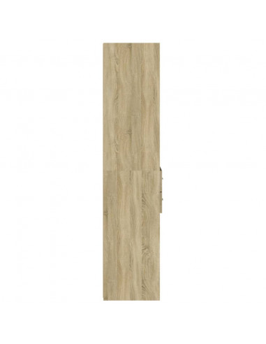 Credenza Rovere Sonoma 40x42,5x185 cm in Legno Multistrato