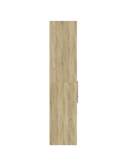 Credenza Rovere Sonoma 40x42,5x185 cm in Legno Multistrato