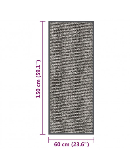 Zerbino Trapuntato 60x150 cm Marrone Chiaro