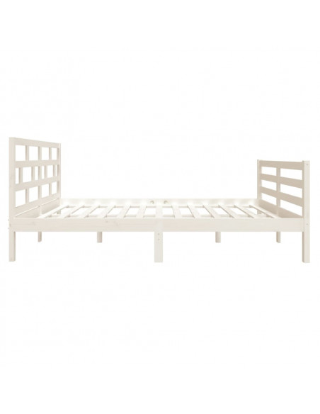 Giroletto Bianco 120x190 cm Small Double in Legno Massello