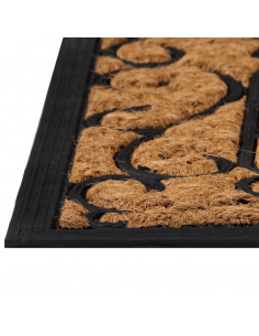 Zerbino Rettangolare 45x75 cm in Gomma e Fibra di Cocco