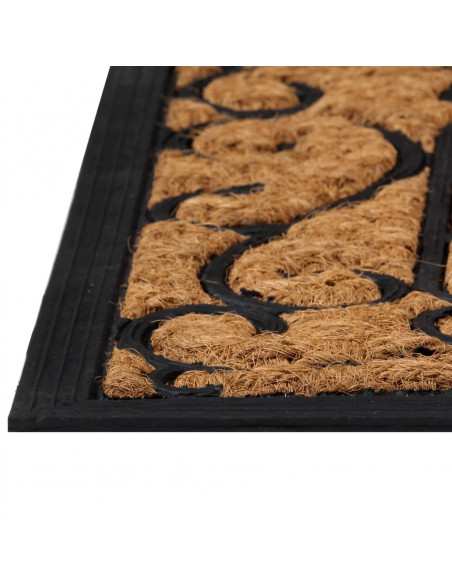 Zerbino Rettangolare 45x75 cm in Gomma e Fibra di Cocco