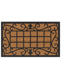 Zerbino Rettangolare 45x75 cm in Gomma e Fibra di Cocco 2