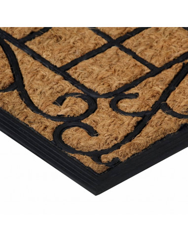 Zerbino Rettangolare 45x75 cm in Gomma e Fibra di Cocco