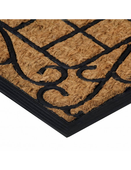 Zerbino Rettangolare 45x75 cm in Gomma e Fibra di Cocco