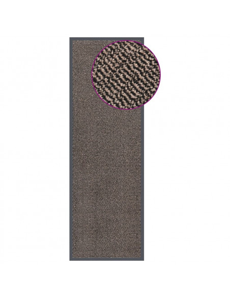 Zerbino Trapuntato 60x180 cm Marrone Scuro