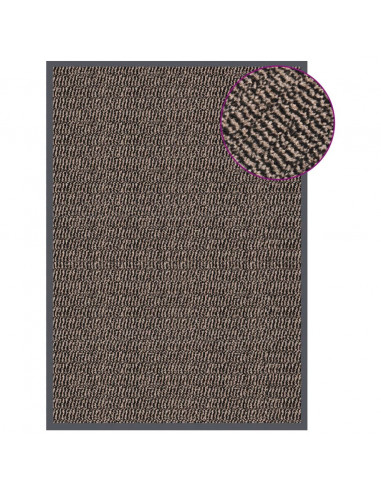 Zerbino Trapuntato 60x90 cm Marrone Scuro