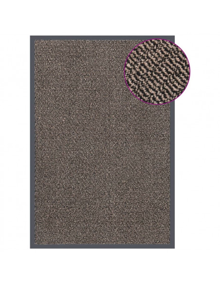 Zerbino Trapuntato 80x120 cm Marrone Scuro