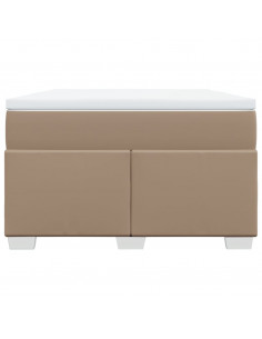 Giroletto a Molle con Materasso Cappuccino 120x200cm Similpelle 2