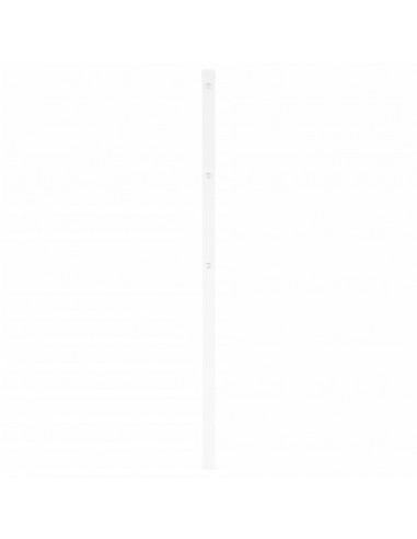 Testiera in Metallo Bianco 180 cm