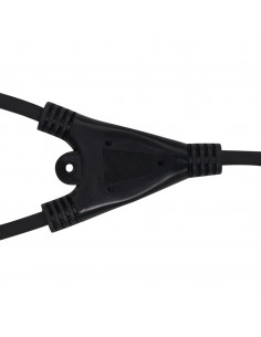 Faretto a LED con Maniglia 2x30 W Bianco Caldo