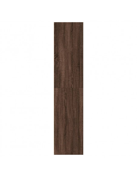 Credenza Rovere Marrone 30x41x185 cm in Legno Multistrato