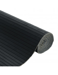 Divisorio Ambienti Nero 165x400 cm in Bambù