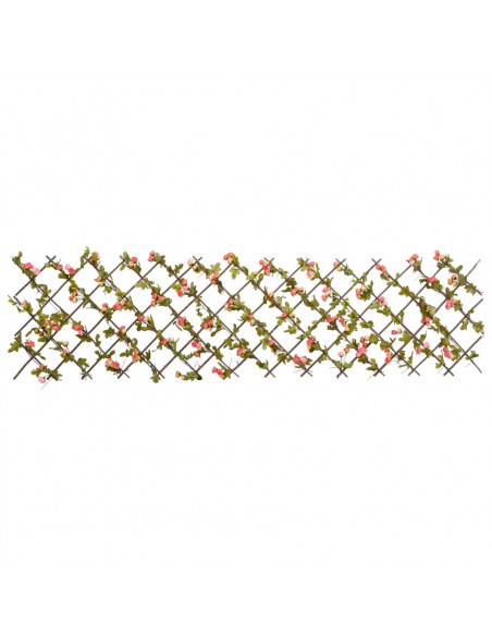 Traliccio Edera Artificiale Espandibile 5pz Rosa Scuro 180x60cm