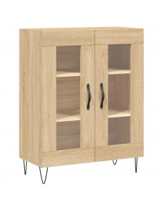 Credenza Rovere Sonoma 69,5x34x180 cm in Legno Multistrato 2